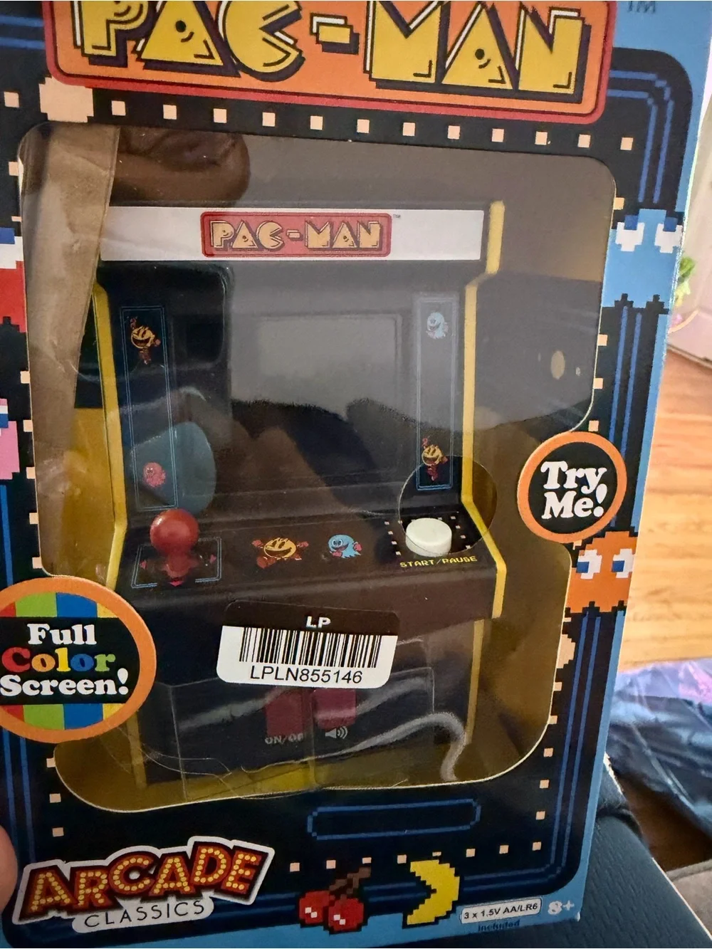 Portable Mini Arcade - Black with Yellow Trim new opened & tested. Open box.